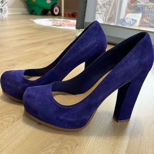 LIKE NEW Steve Madden Sarrina Pump Royal Blue Size 9